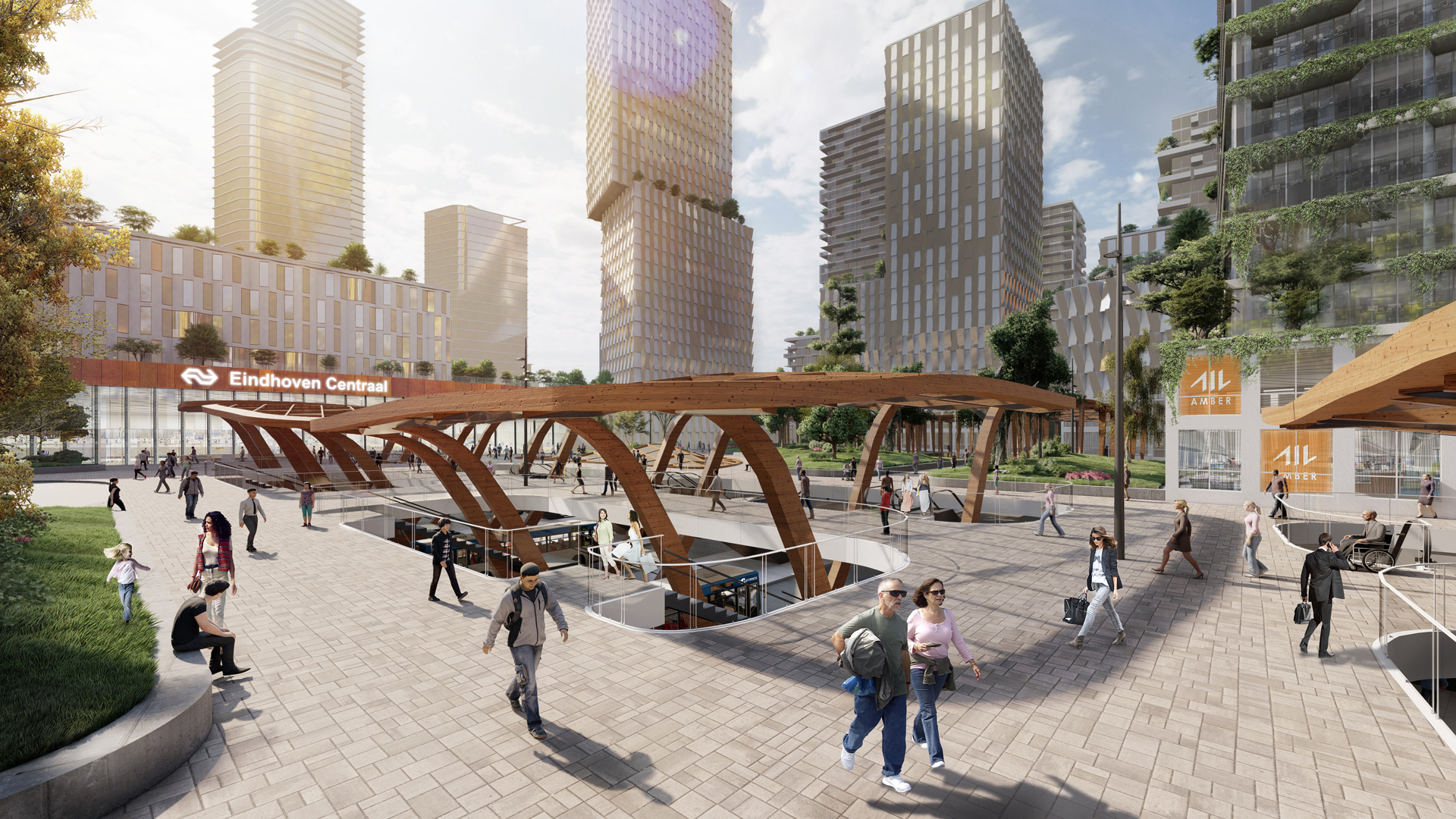 Development vision Fellenoord / International Knoop XL Eindhoven established 